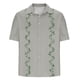 thumbnail image 5 of Blusa y camisa de manga corta con cuello vuelto Camisa casual para hombre Camisa de bolos vintage de manga corta Camisas de verano de playa cubana Camisa con botones Blusa para hombre Poliéster, 5 of 5