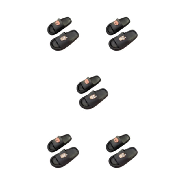 Minnieouse Pantuflas de fondo y grueso: cómodas y elegantes, con plataforma para interiores y exteriores, punta abierta, pantuflas livianas para Type2 NO2