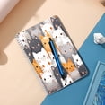thumbnail image 5 of Spiral Notebook,Double-Wire Spiral College Lined Journal Notebook for Study and Notes,100 Pages,5.71x 8.26 in - Cute Cat Heads Pattern in Multiple Colors, 5 of 7