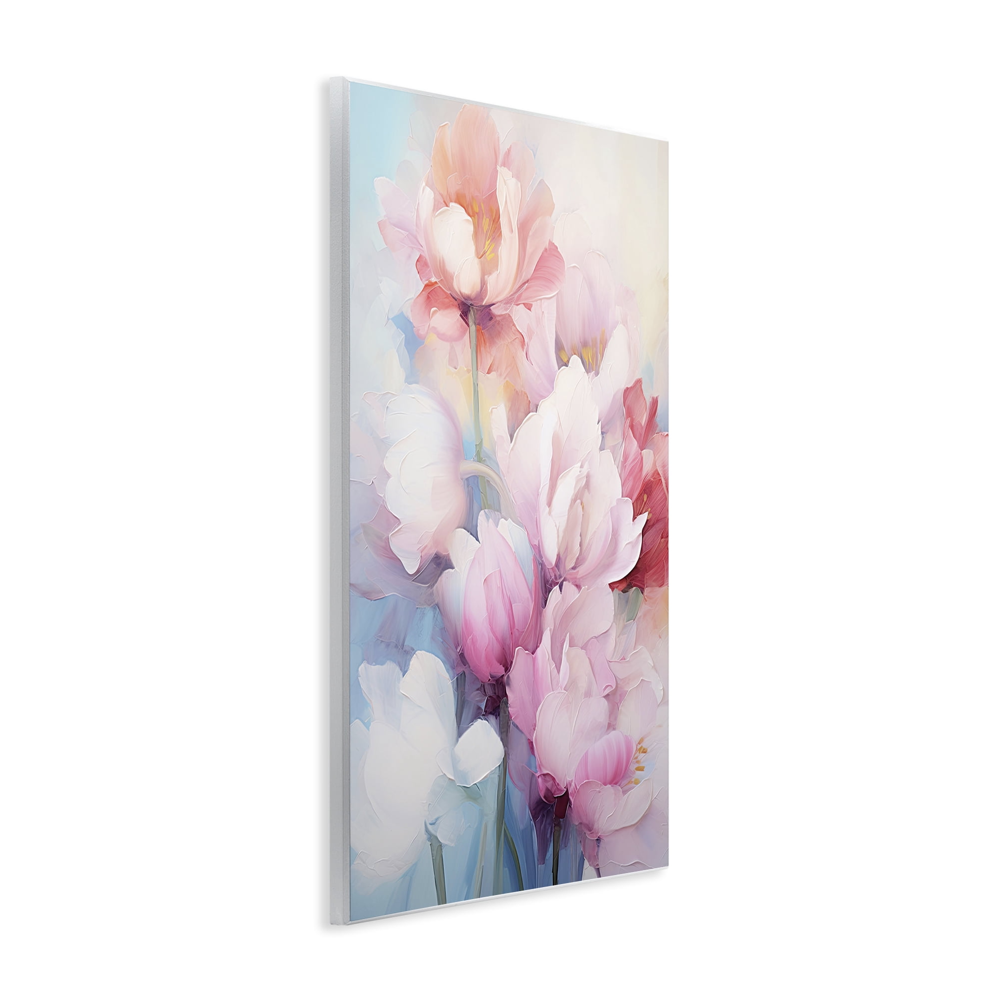 Stupell Industries Soft Tulip Blossoms Botanical & Floral Painting Unframed Art Print Wall Art, 10 x 15