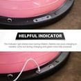 thumbnail image 6 of Half Balance Ball with Auto Air Pump 2 Bands USB Cable for Home Gym, Pink Home Gym Self Inflating Balance Ball Strength Training Equipment, 2 Bands, Pink, 6 of 8