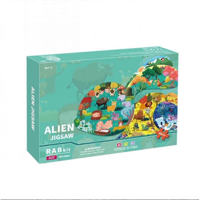 Rompecabezas de papel para educación temprana, ideal para niños de 4 a 8 años, ideal para juegos familiares y regalos de cumpleaños, Navidad y Año Nuevo (conejos).