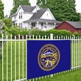 thumbnail image 2 of Nebraska State Flag Sign Banner, Hanging Banners Backdrop Festive Party Decor for Indoor Outdoor, 47 x 71 Inches, 2 of 6