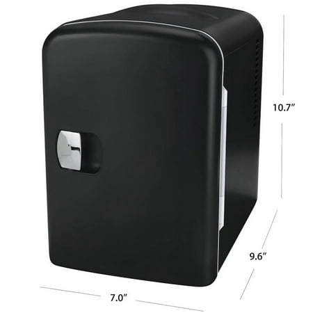 

Living Enrichment Mini Fridge 4 Liter 6 Can Dorm Travel Bdrm Car & Home Adapters