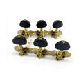 thumbnail image 4 of 3X Left Right Classical Guitar String Tuning Pegs Machine Heads Tuners Keys 3L3R Professional Guitar Accessories,Black, 4 of 7