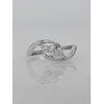 thumbnail image 2 of solitaire jewels Cross Over Shank Style 1.5CT Marquise Moissanite Engagement Ring For Women, 14K White Gold, 2 of 6