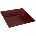 thumbnail image 6 of Ekena Millwork 19 5/8"W x 19 5/8"H Kahuna EnduraWall Decorative 3D Wall Panel, Gloss Merlot (Covers 2.67 Sq. Ft.), 6 of 6