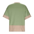 thumbnail image 6 of Kukoosong Women's T-shirts Solid Color Elbow-Length Crew Neck Oversized for Summer Casual, Trendy and Comfortable Tee Shirt for Women, 6 of 7