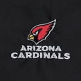 thumbnail image 4 of Men's Dunbrooke Black Arizona Cardinals All-Star Tech Quarter-Zip Top, 4 of 4