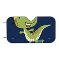 thumbnail image 7 of Balery Dino Playing Roller Skate Windshield Sun Shade, Car Front Window Sunshade Cover ,Automotive Interior Portected Blocks Uv Rays For Car Pickup Truck Suv Accessories- Small, 7 of 7