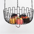 thumbnail image 4 of Advancent Práctico estante de almacenamiento para mostrador para organización de frutas y pan, cesta de frutas de 3 niveles fácil de instalar Organizadores de utensilios de cocina, 4 of 6