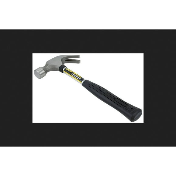 Claw Hammer Steel Grip, 16 oz, cabeza forjada, mango de acero, 30 cm