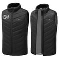 thumbnail image 4 of Ruimatai Men's Women's Lightweight Heated Vest with 3 Levels 9 Heating Zones, Christmas Fashion Printed Full Zip Quilted Electric Heating Vests, 4 of 7