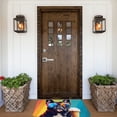 thumbnail image 6 of Fotbe Extra Durable Door Mat - Dirt Trapping Outdoor Welcome Mats - Non-Slip Outdoor Door Mats - Low Profile Front Door Mat - Indoor (16" x 24", Rainbow Bulldog Sunglasses ), 6 of 8