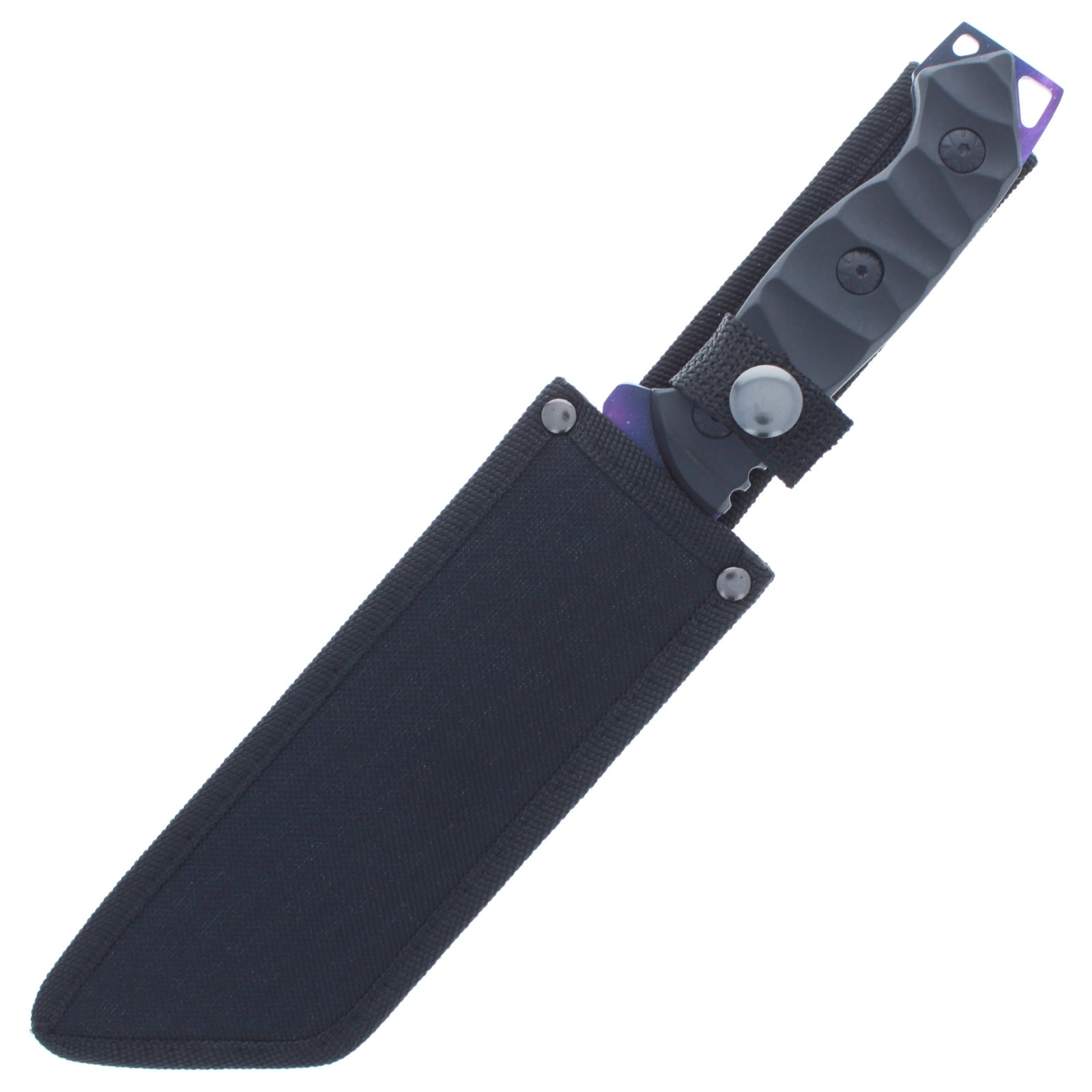 ASR Outdoor Full Tang Hunting Knife ABS Handle Fixed Blade Space Galaxy Design