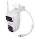 thumbnail image 1 of Cámara De Seguridad De Doble Lente 3MP Detección De Movimiento Cámara WiFi Con Control Remoto Para El Hogar Al Aire Libre, 1 of 7