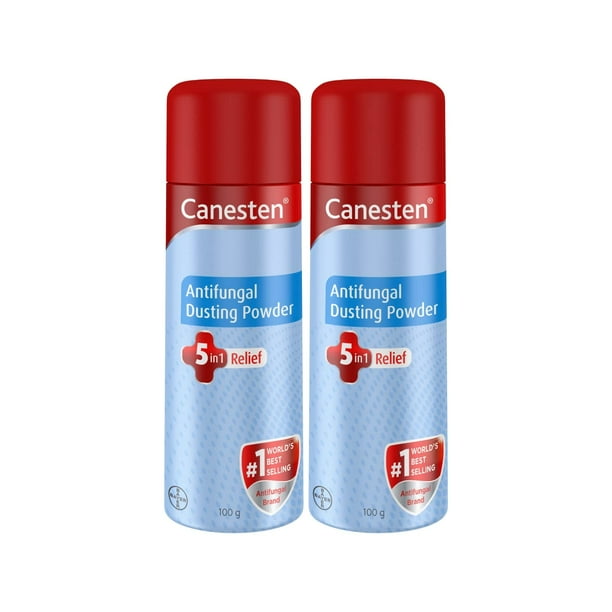 Canesten Dusting Antifungal Powder Relief from Skin Irritation Prickly Heat Redness Itching