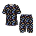 thumbnail image 1 of Balery Whales In Space Conjunto de Pijama Infantil de Manga Corta con Estampado – Ropa de Dormir de Algodón Suave-Large, 1 of 6