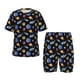 thumbnail image 1 of Balery Whales In Space Conjunto de Pijama Infantil de Manga Corta con Estampado – Ropa de Dormir de Algodón Suave-Small, 1 of 6