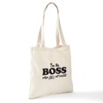 thumbnail image 6 of CafePress - I'm The Boss Tote Bag - Unisex Canvas Tote Bag, Beige, 1-Piece, 6 of 6