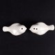 thumbnail image 5 of 3 Juego de Los Pajaros del Amor de Ceramica de la Boda Saleros Y Pihombresteros Personalizada Favores -, Color Blanco, 5 of 5