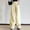 *Yellow, variant on ClodeEU Women's Wide Leg Pants,Stretchy High Waisted Pants, Loose Fit Casual Trousers Drawstring with Pocket Yellow,Womens Plus M
