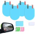 thumbnail image 1 of Car Rear View Mirror Rain Protection Film, Car Rear View Mirror Side Mirror Film Water-Repellent Anti-Glare Anti-Fog Sticker Universal Vehicle 135 * 95 Mm, 1 of 6