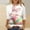 *Multicolor, variant on Women's Easter Day 3/4 Sleeve Shirts ,Cute Easter Graphic Tee ,Colorful Spring Casual Blouses Tops White,Womens Plus XL