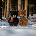 thumbnail image 2 of SVEN & ERIK BUNDLED BEAR Christmas Bears 14" Stuffed Animal Plush by Aurora, 2 of 12