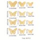 thumbnail image 4 of 48pcs Hollow Paper Wall Sticker, Boho Silvery & Golden Color Butterfly Design Creative Self Adhesive 3D Butterfly Wall Decor, 4 of 4