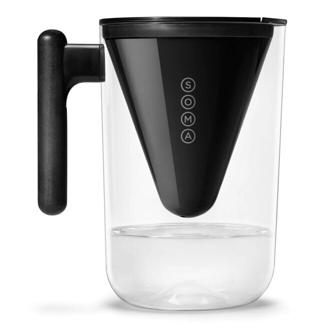 Soma Water Filter Pitcher Black 10 Cup(s)