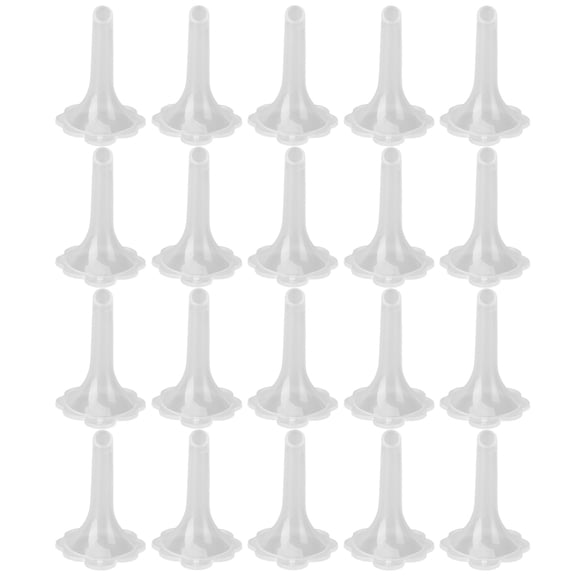 20Pcs Mini Clear Funnels Small Plastic Funnel Set for Miniature Bottles Lab Bottles Essential Oils Perfumes Spices