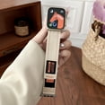 thumbnail image 2 of Band Compatible with Apple Watch 42/44/45/49mm, Braided Nylon Band with Stick Design, Sports Trail Women Men Strap for iWatch Apple Watch Series 9 8 7 6 5 4 3 2 1 SE,Beiged, 2 of 5