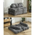 thumbnail image 2 of Yeshouse Sofá cama plegable convertible, sofá cama compacto con almohada para habitación de invitados o sala de estar, 2 of 6
