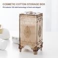 thumbnail image 6 of Dengjunhu European Style Clear Makeup Cotton Pad Dispenser Cosmetic Container Storage Box, 6 of 7