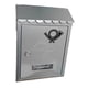 thumbnail image 1 of Buzón de correo de pared con cerradura de hierro, decorativo, para negocios plata, 1 of 9