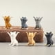 thumbnail image 1 of 6 gatos bailando dibujos animados hechos a mano que rodean encantadores gatitos juguetes muñecas lindos adornos regalos 5,5 cm Brillar Rojo Verde, 1 of 5