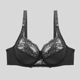 thumbnail image 2 of HNMKIU Women Double Lace Plus Size Bra, 2 of 6