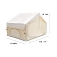 thumbnail image 5 of NOBOLEA Inflatable Camping Tent 4-6 Person, 5-Min Quick Setup Air Tent with Electric Pump, Waterproof 420D Oxford Family Tent with Mesh Windows for Outdoor, 5 of 16