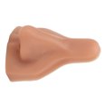 thumbnail image 4 of Modelo de nariz de silicona 3D, modelo de práctica de nariz falsa flexible para practicar sutura, exhibición de joyas, piel oscura, 4 of 14
