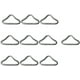 thumbnail image 1 of 20pcs Stainless Steel Triangle Ring Buckle V Rings For Trampoline Replacement Parts Bag, 1 of 5