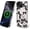 Deep Red Flower Garden, variant on Magnetic Case for iPhone 14 Plus, Compatible with Magsafe Hybrid Heavy Duty 2 in 1 Full Body Rugged Shockproof Protection Glossy Case for iPhone 14 Plus-Grunge Star Cat Gothic Y2K
