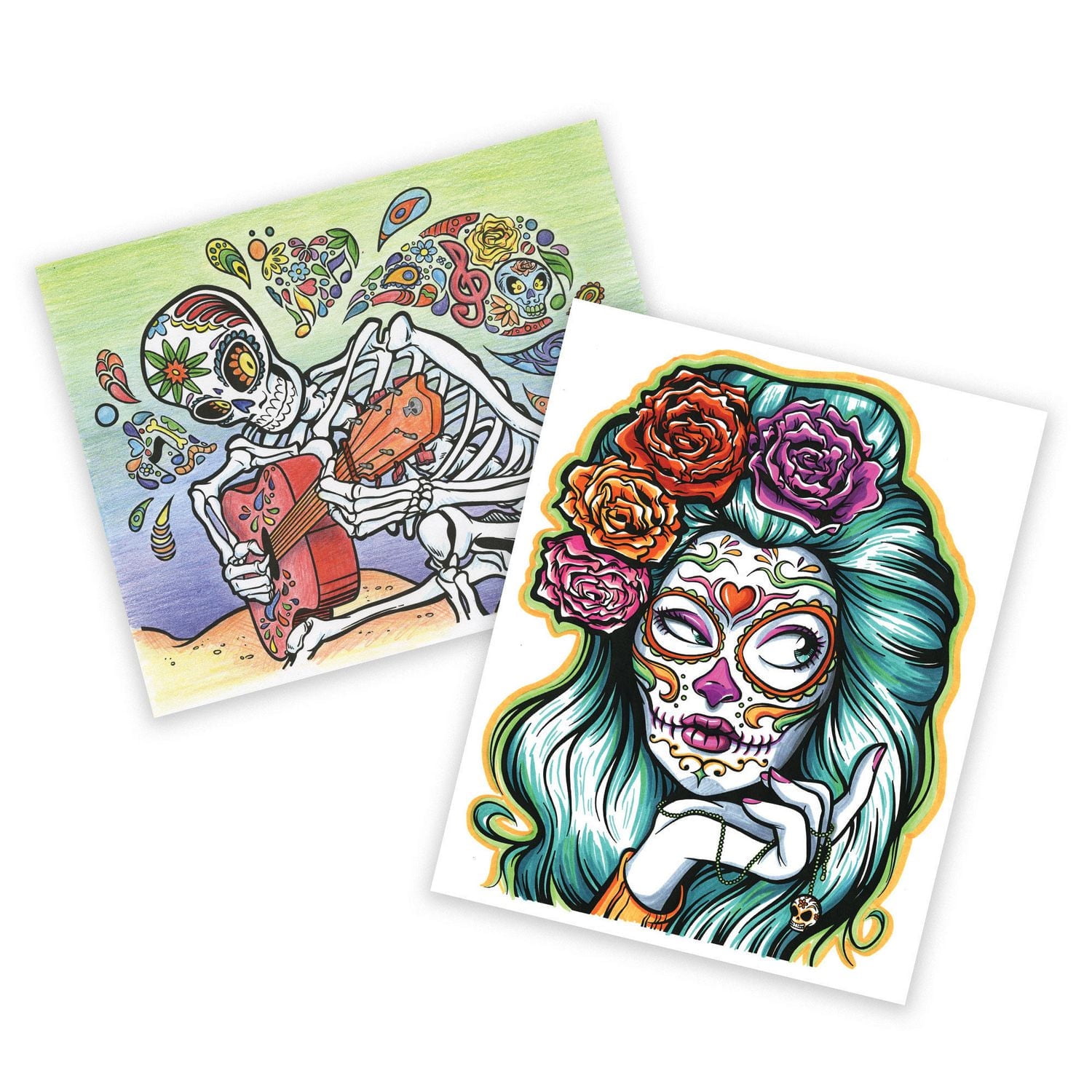 Crayola Sugar Skulls Art with Edge Colouring Book