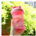 thumbnail image 4 of Botella mezcladora con batidora Vaso mezclador clásico de acero inoxidable con parte superior en forma de bucle: perfecto para batidos de proteínas y preentrenamiento, 4 of 5