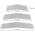 thumbnail image 2 of Universal Car Reflective Stickers Super Reflective Car Rear Tailgate Trim Stickers Anti-Collision Strips Bumper Stickers Warning Stickers(White 6pc), 2 of 4