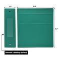 thumbnail image 3 of Carstens 3-Inch Heavy Duty 3-Ring Binder - Side Opening, Teal, 3 of 5