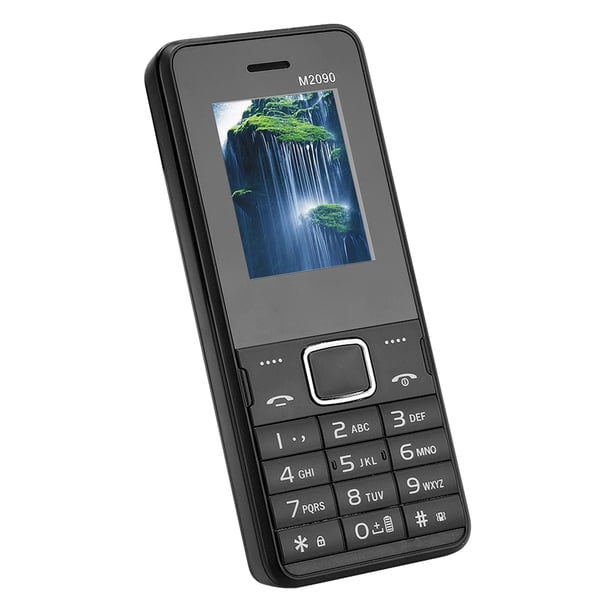 Teléfono Móvil Teléfono Móvil 2g Teléfono Móvil Multifunción M2090 Pantalla De 1,7 Pulgadas 1500 MAh Tarjeta Dual Teléfono Móvil De Doble Modo De Espera Con Para WhatsAPP YLSHRF Negro