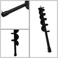 thumbnail image 4 of EPOTOOR 4 Inch Auger Bit Pneumatic Column Fence Digger Soil Drill Bit 4 Inch Ball Bed Digging Pile Hole Planting Tool for 3/4 Inch Shaft Auger, 4 of 5
