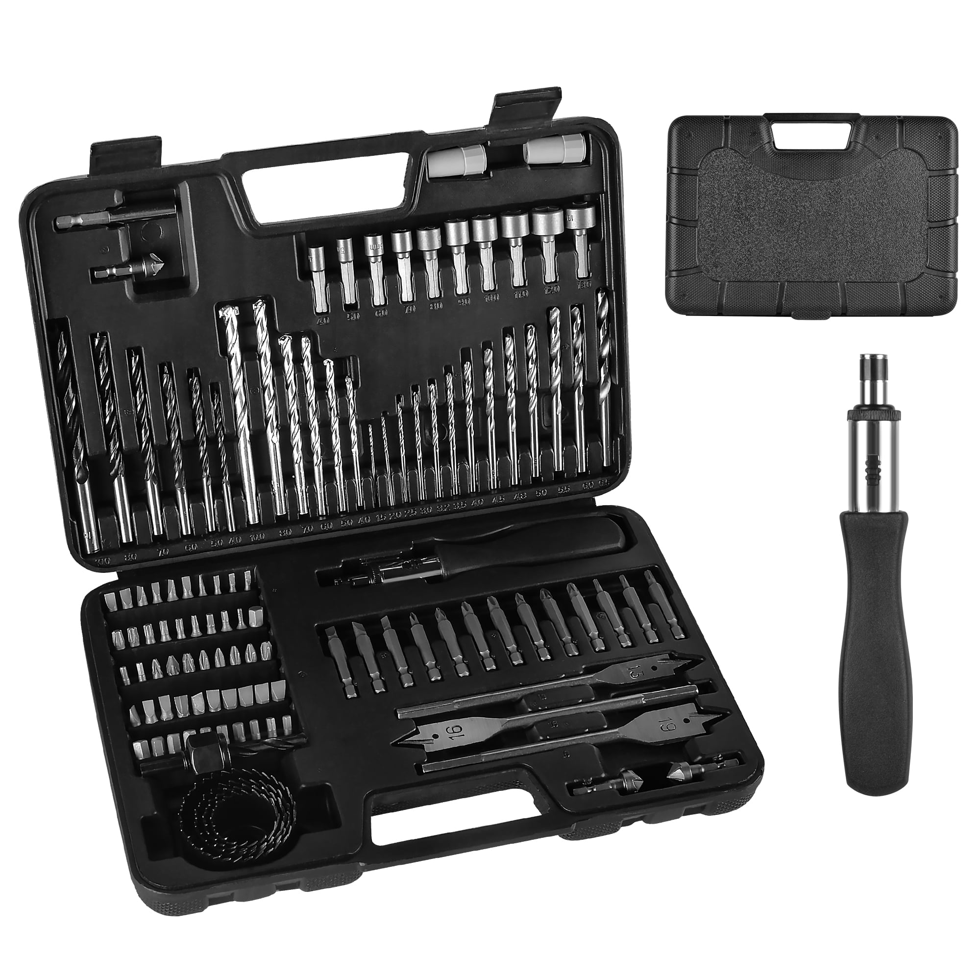 Conentool 110 Piece Assorted Screwdriver ,Drill and Drive Bit Set with