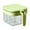 B, variant on 4 Compartment Clear Seasoning Box with Lids, Airtight Condiment Organizer for Kitchen Pantry, Spice Container Set for Salt Sugar Pepper and Dry Seasonings